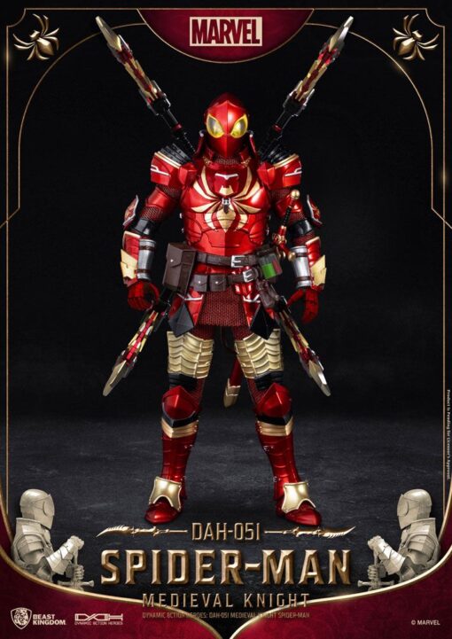 Marvel Dynamic 8ction Heroes Action Figura 1/9 Medieval Knight Iron Man 20 Cm Beast Kingdom Toys