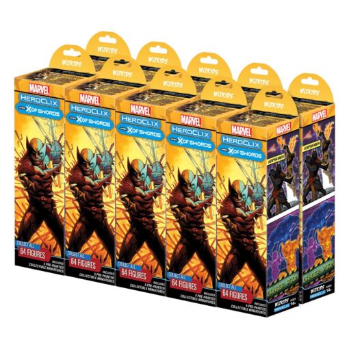 Marvel Heroclix: X-men X Of Swords Booster Brick (10) Wizkids