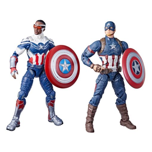 Marvel Legends Action Figura 2-pack  2022 Captain America: Sam Wilson & Steve Rogers 15 Cm Hasbro