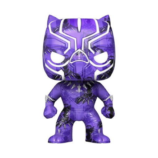 Marvel Pop! Artist Series Vinile Figura Black Panther Special Edition 9 Cm Funko