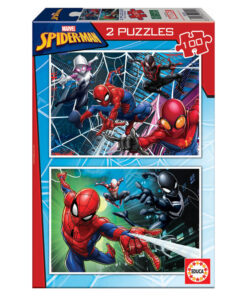 Marvel Spiderman Puzzle 2x100 Pezzi Educa Borras