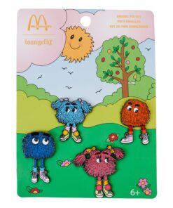 McDonalds By Loungefly Enamel Pins 4-Set Fry Gang 3 Cm Loungefly