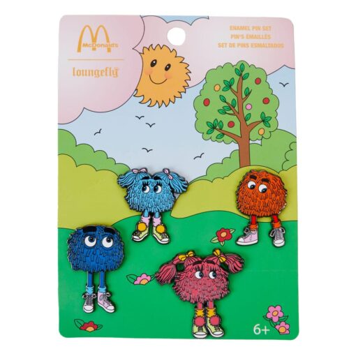 McDonalds By Loungefly Enamel Pins 4-Set Fry Gang 3 Cm Loungefly