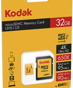 MICROSDHC 32GB CLASS10 U3 W/ADAPTER MEMORY CARD/HARD DISK CONSOLE - MEMORIE