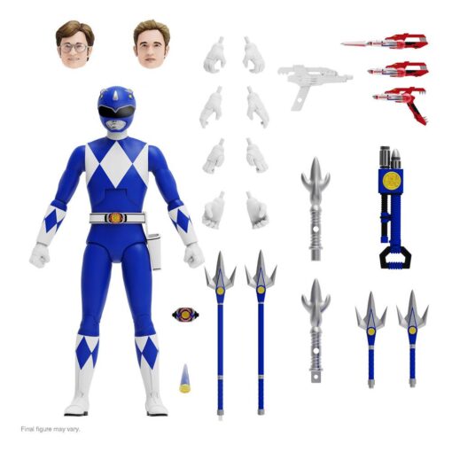 Mighty Morphin Power Rangers Ultimates Action Figura Blue Ranger 18 Cm Super7