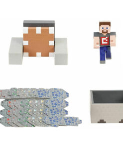 Minecraft Explosive Wagon Steve Figura Mattel