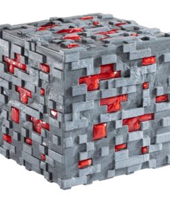 Minecraft Replica Illuminating Redstone Ore Cube 10 Cm Noble Collection