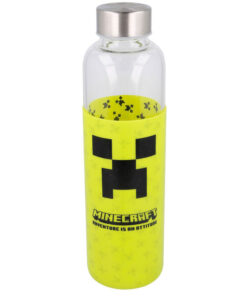 Minecraft Silicone Cover Bottiglia Di Vetro 585ml Stor