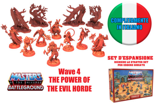 MOTU-BATTLEG.W4:POWER OF EVIL HORDE ITA GIOCO DA TAVOLO Archon Studio