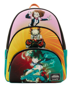 My Hero Academia By Loungefly Zaino Deku Triple Pocket Scene Loungefly