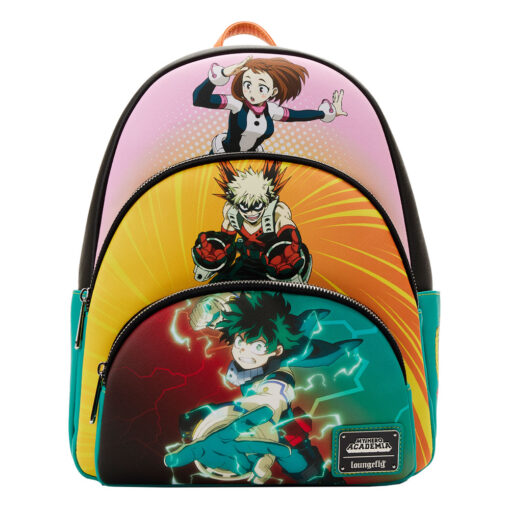 My Hero Academia By Loungefly Zaino Deku Triple Pocket Scene Loungefly