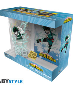 My Hero Academia - Pck Xxl Glass + Spilla + Pocket Agenda "heroes"