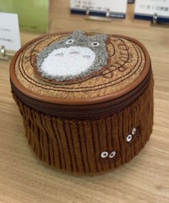 My Neighbor Totoro Porta Monete / Pouch Kurosuke Round Log Marushin