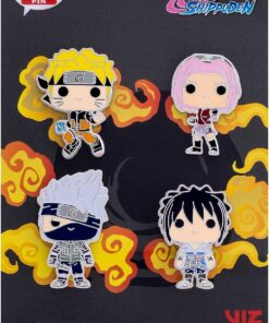 Naruto - 4pk Pop Spilla Enamel Set - Team 7 Funko Gadget