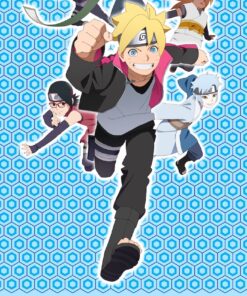 Naruto Boruto Big Asciugamano Telo Mare Sakami Merchandise