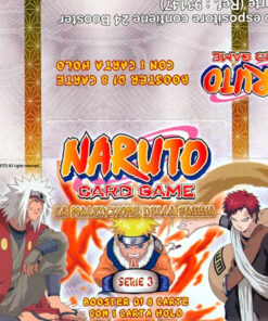 NARUTO MALEDIZIONE DELLA SABBIA BOX 24 BUSTE CARTE COLLEZIONABILI