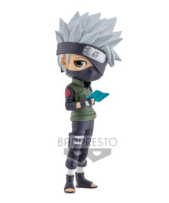 Naruto Shippuden Hatake Kakashi Ver. A Q Posket Figura 15cm Banpresto