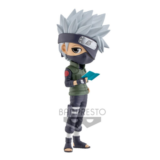 Naruto Shippuden Hatake Kakashi Ver. A Q Posket Figura 15cm Banpresto