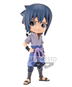 Naruto Shippuden Sasuke Uchiha Ver.a Q Posket Figura 14cm Banpresto