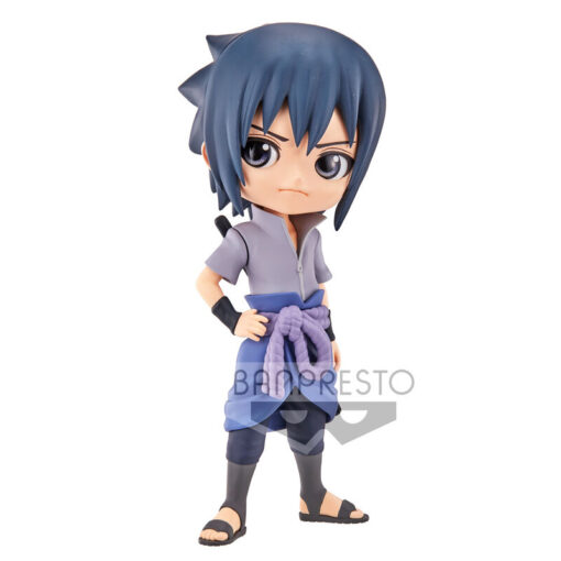 Naruto Shippuden Sasuke Uchiha Ver.a Q Posket Figura 14cm Banpresto