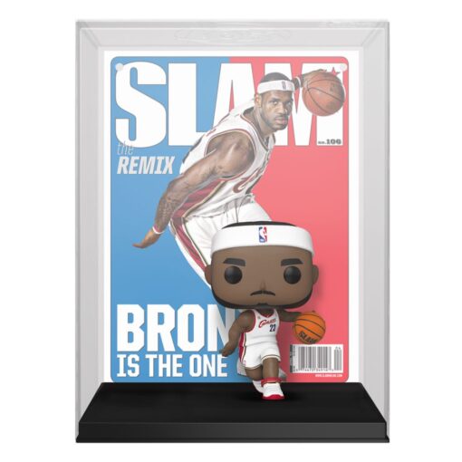 Nba Cover Pop! Basketball Vinile Figura Lebron James (slam Magazin) 9 Cm Funko