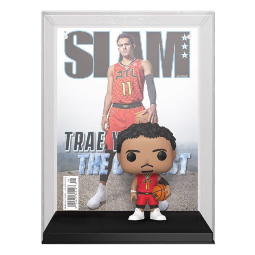 Nba Cover Pop! Basketball Vinile Figura Trae Young (slam Magazin) 9 Cm Funko