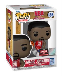 Nba -  Pop Funko Vinile Figura 136 Magic Johnson (all Star Game 1986) 9cm Comicon 22 Excl Funko Figures