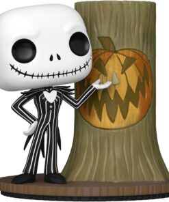 Nightmare 30th Funko POP Figura Jack Skellington con la Porta di Halloween 12 cm