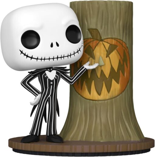 Nightmare 30th Funko POP Figura Jack Skellington con la Porta di Halloween 12 cm