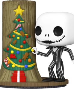 Nightmare 30th Funko POP Figura Jack Skellington con la Porta di Natale 12 cm