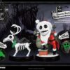 Nightmare Before Christmas Mini Uova Attack Figura 2-pack Santa Jack & Skeleton Reindeer 8 Cm Beast Kingdom Toys