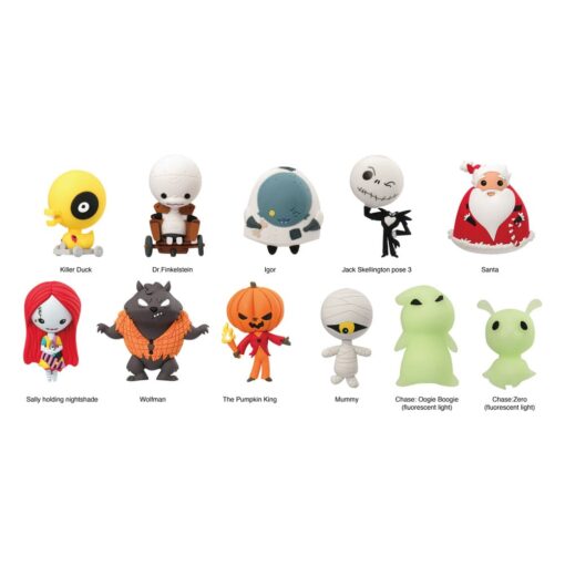 Nightmare Before Natale Pvc Bag Clips Serie 3  Con Figure Int.