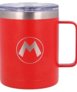 Nintendo Super Mario Bros Acciaio Inossidabile Thermos Tazza 380ml Stor