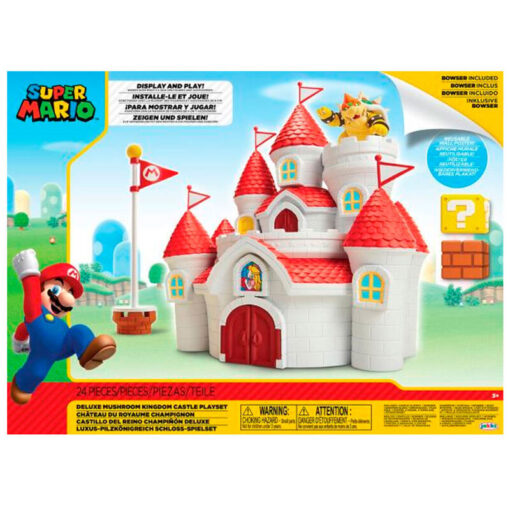 Nintendo Super Mario Mushroom Kingdom Castle playset Jakks Pacific