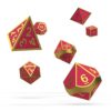 Oakie Doakie Dice RPG Set Metal Glow In The Dark - Golden Princess (7) Oakie Doakie Dice