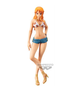 One Piece Figura Nami in Costume Grandista Nero 28 cm Banpresto