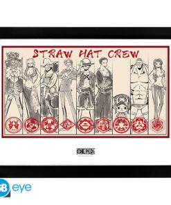 One Piece - Framed Print "cannuccia Cappello Crew" (30x40)