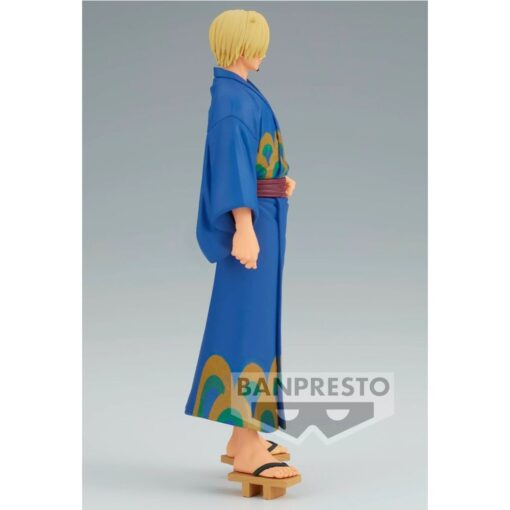 One Piece Grandline Series Wanokuni Yukata Silvers Sanji Figura 17cm Banpresto