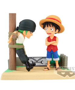 One Piece Log Stories Monkey D Luffy & Roronoa Zoro Figura 7cm Banpresto