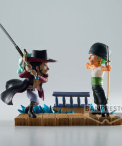 One Piece Log Stories Roronoa Zoro Vs Dracule Mihawk Figura 7cm Banpresto