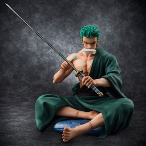 One Piece P.o.p S.o.c Pvc Statua 1/8 Roronoa Zorro 13 Cm Megahouse