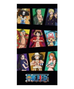 One Piece Premium Asciugamano Cannucciahat Crew 70 X 140 Cm Cerdá