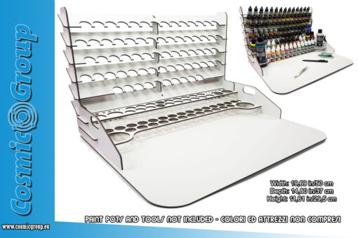 Paint Display E Work St W Storag 50x37 Accessori Per Modellismo Vallejo