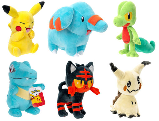 PELUCHE POKEMON IMBALLO DA 6PZ 20CM -5 POKEMON - PELUCHE