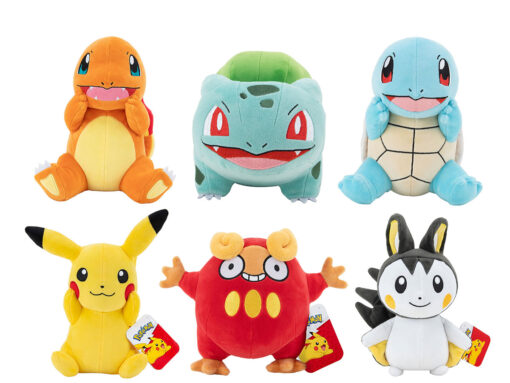 PELUCHE POKEMON IMBALLO DA 6PZ 20CM -6 POKEMON - PELUCHE