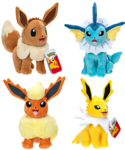 PELUCHE POKEMON IMBALLO DA 6PZ 20CM EEVEE EVOLUTION POKEMON - PELUCHE