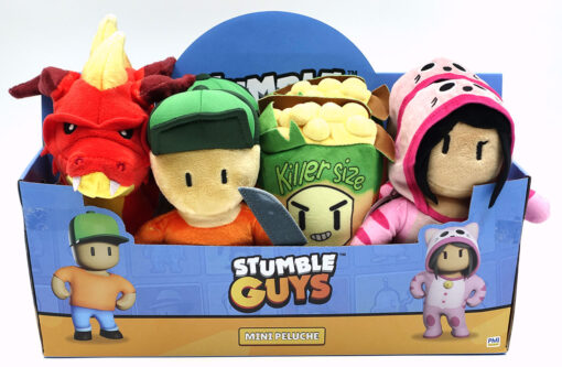 PELUCHE STUMBLE GUYS 20CM DISPLAY DA 8PZ VIDEOGAMES - PELUCHE