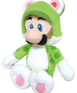 PELUCHE SUPER MARIO LUIGI GATTO 25CM NINTENDO