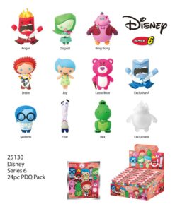 Pixar Pvc Bag Clips Series 6  Con Figura Int.