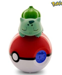 Pokemon Bulbasaur Pokeball Lampada Sveglia Teknofun